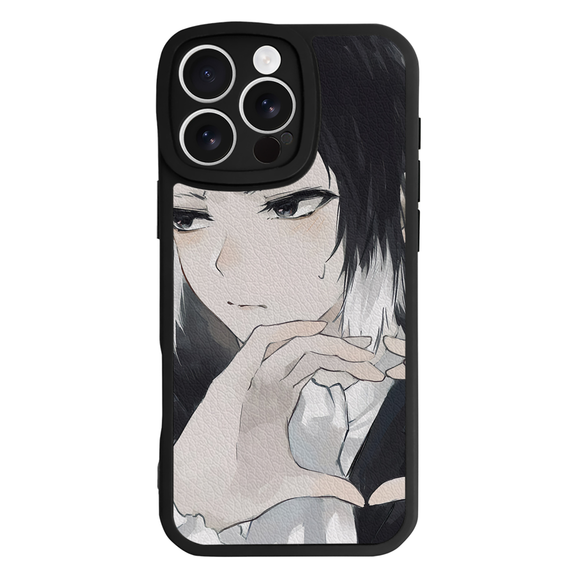（画像用） 文豪ストレイドッグス Bungo Stray Dogs 【iPhone 16シリーズ対応】シリコンスマホケース（レザー調） 材質：シリコン